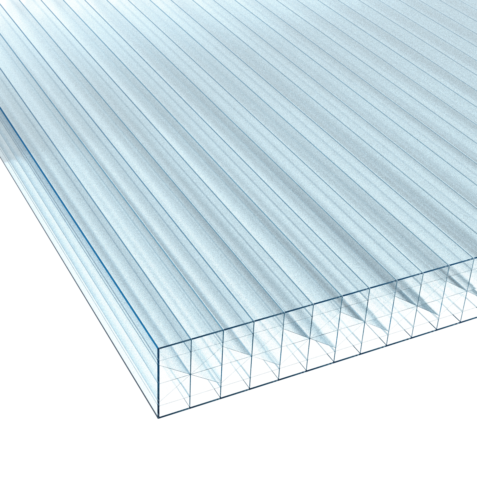 Policarb® 32 mm, 7 pareti, cristallo